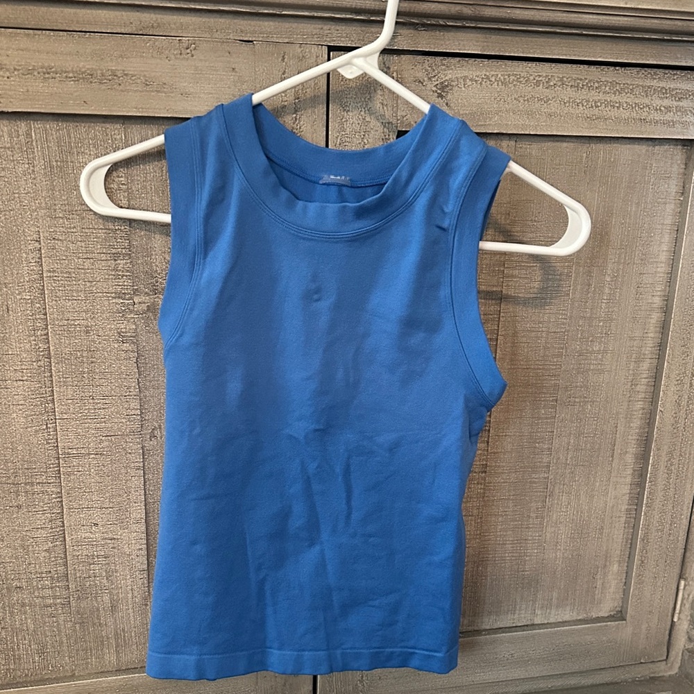 Blue Athletic Tank Top